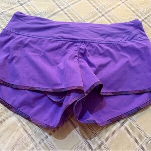 lululemon athletica Violet Running Shorts